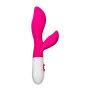 A-TOYS, Vibrator Lilu with Clitoral Stimulator, Silicone, Pink, 20 cm, 10 speeds, 2xAAA - 4