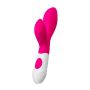 A-TOYS, Vibrator Lilu with Clitoral Stimulator, Silicone, Pink, 20 cm, 10 speeds, 2xAAA - 5