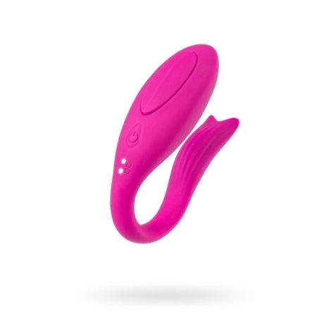 A-TOYS Vibrator for couples Dolphy, silicone, pink, 9.6 cm