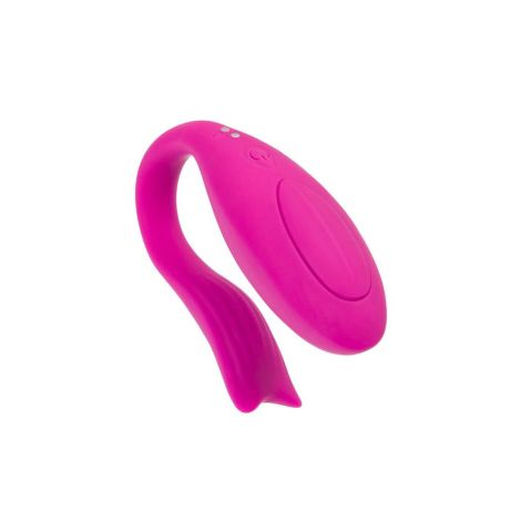 A-TOYS Vibrator for couples Dolphy, silicone, pink, 9.6 cm - 6