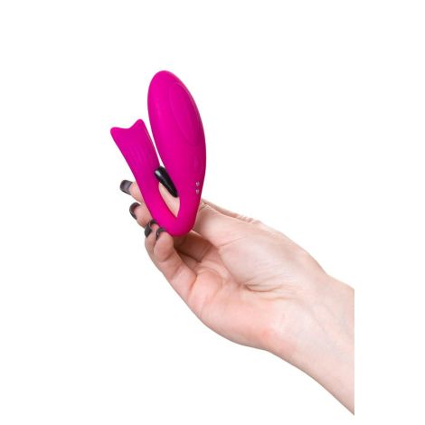 A-TOYS Vibrator for couples Dolphy, silicone, pink, 9.6 cm - 12