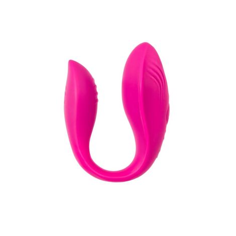 A-TOYS Vibrator for couples Cobrum, silicone, pink, 9.6 cm - 4