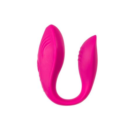 A-TOYS Vibrator for couples Cobrum, silicone, pink, 9.6 cm - 5