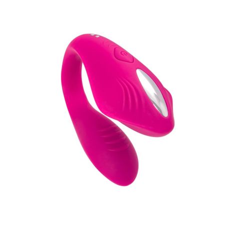 A-TOYS Vibrator for couples Cobrum, silicone, pink, 9.6 cm - 6