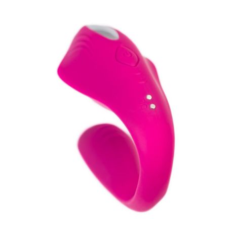 A-TOYS Vibrator for couples Cobrum, silicone, pink, 9.6 cm - 8