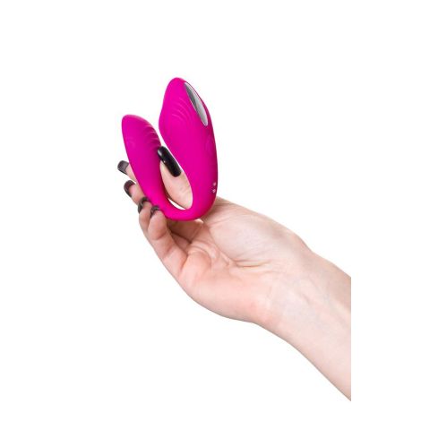 A-TOYS Vibrator for couples Cobrum, silicone, pink, 9.6 cm - 12