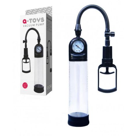 A-TOYS, Penis Pump, Clear, 20 cm