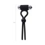 A-Toys Erection enhancing lasso Ect , black, silicone, 14cm - 8