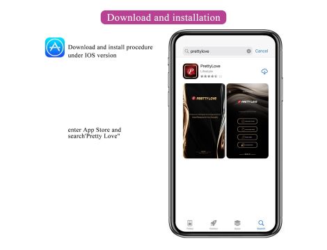 PRETTY LOVE - Nymph, 12 vibration functions Mobile APP Long-distance Control, ABS, 1 AAA battery - 9