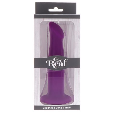 Goodhead Dong 6 Inch Purple - 6