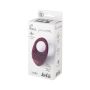 Rechargeable Vibro cockring Pure Passion Stellar Wine Red - 2