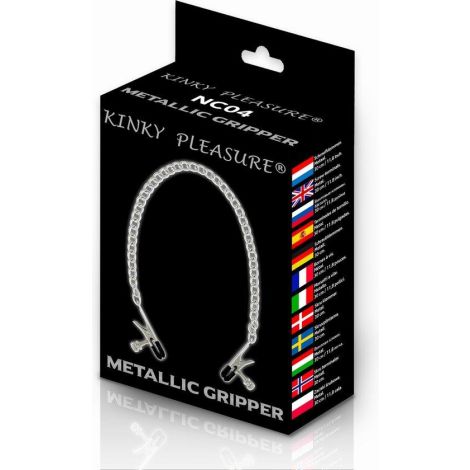 Kinky Pleasure - Mettalic Gripper Kinky Clamps - 3