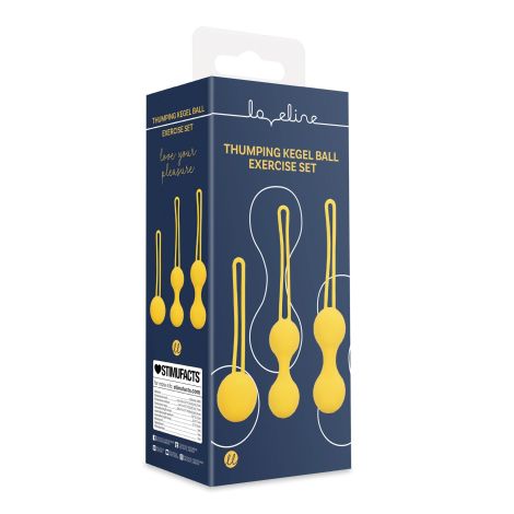 Kegel Ball Exercise Set - Lemonade Yellow - 2