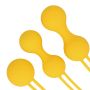 Kegel Ball Exercise Set - Lemonade Yellow - 9