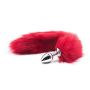 Plug anale con coda Long Fox Tail rossa - 2