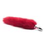 Plug anale con coda Long Fox Tail rossa - 3