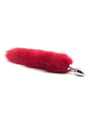 Plug anale con coda Long Fox Tail rossa - image 2